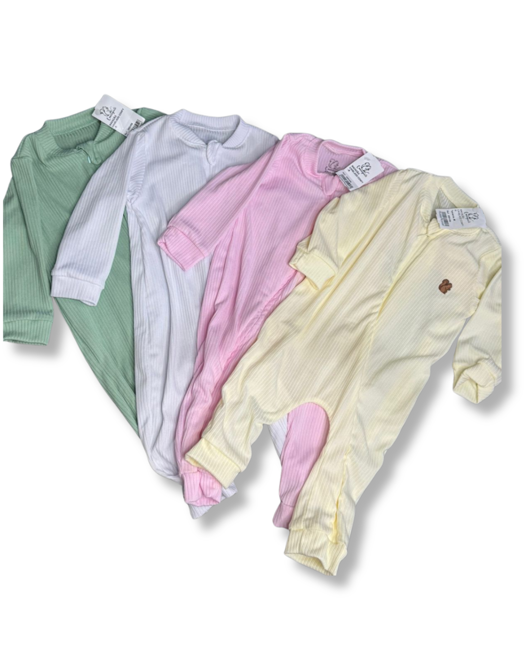 Macacão canelado confy